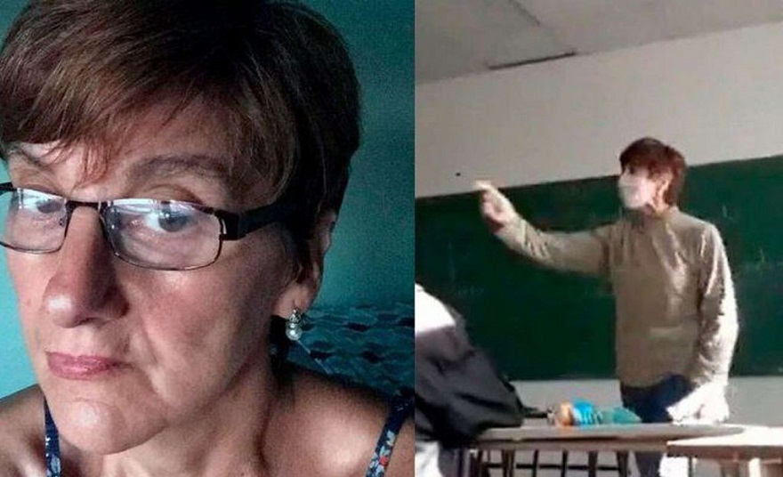 La docente defendida por Alberto Fernández.