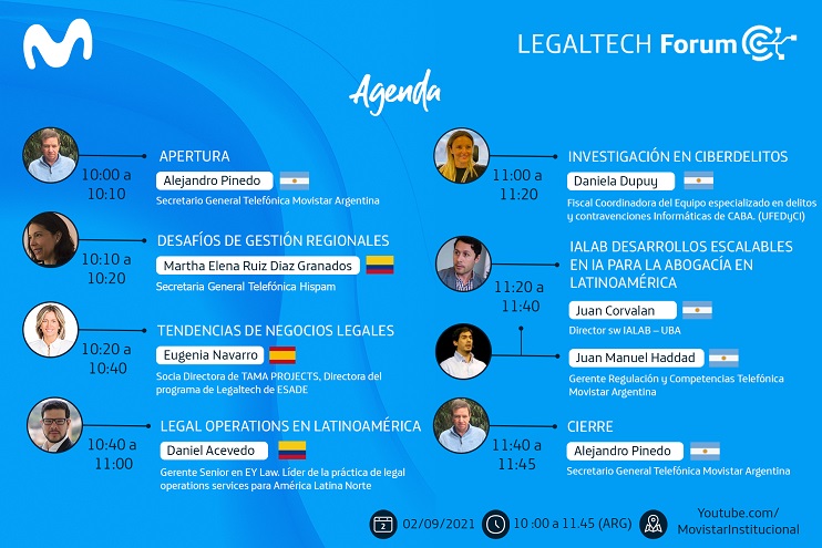 LegalTech 2021: Movistar se une al IALAB-UBA para potenciar la inteligencia artificial