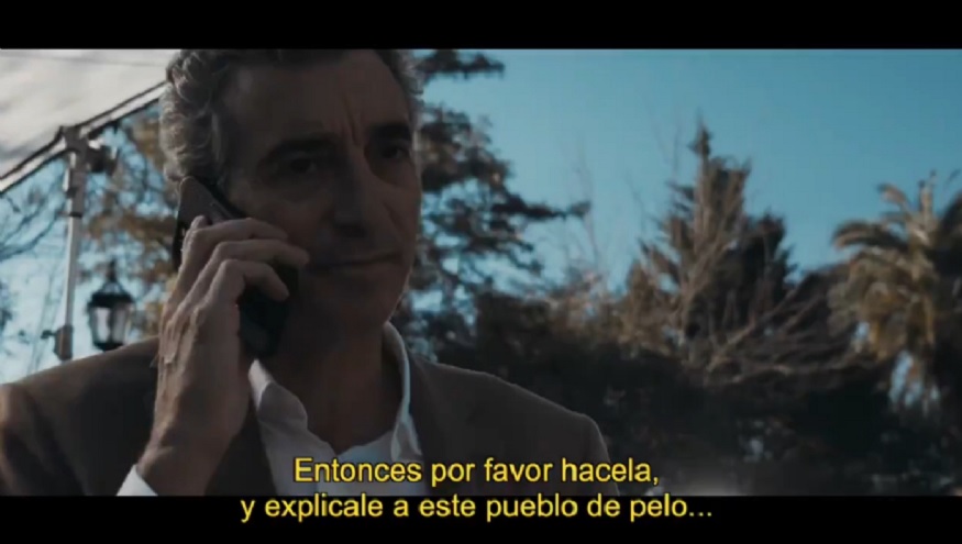 Randazzo en uno de los spot previo a las elecciones.