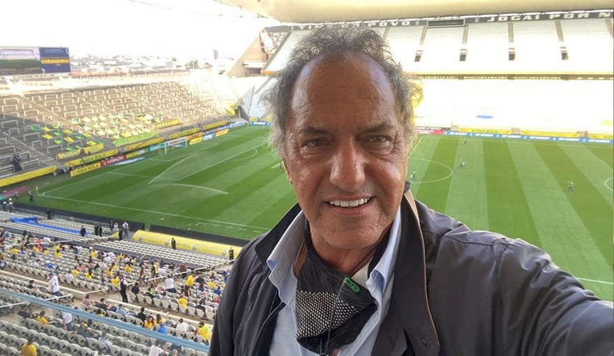 Scioli, embajador en Brasil.