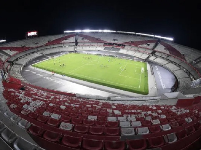 El estadio Monumental estará habilitado para 21.000 personas