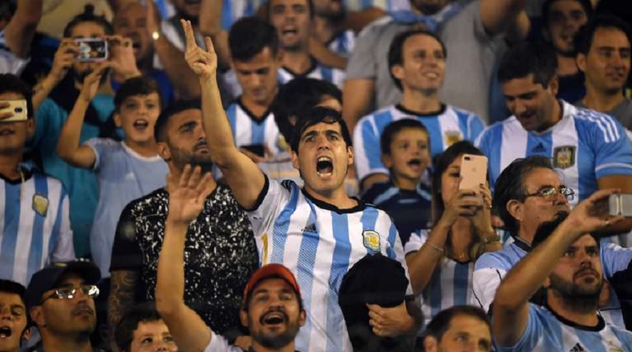 En el partido Argentina - Bolivia se realizó una prueba piloto con el 30% del aforo habilitado