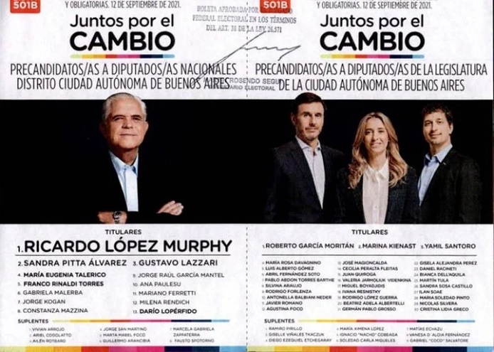 Boleta de Republicanos