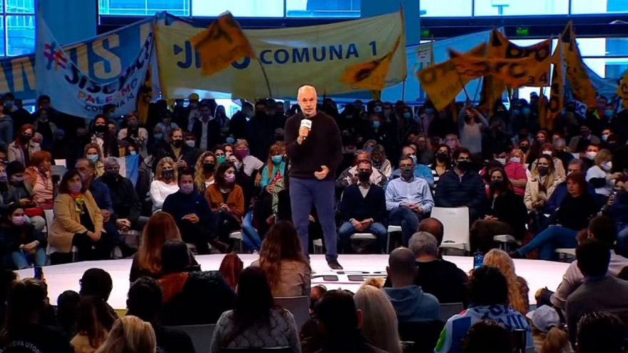 Rodríguez Larreta pidió a la militancia que lleve a la gente a votar.