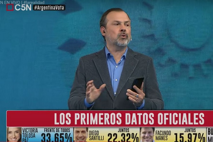 Gustavo Sylvestre habló del triunfo del Frente de Todos en la provincia de Buenos Aires