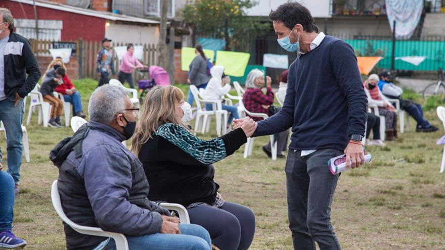 Neuspiller, cerca de los vecinos de Pilar.