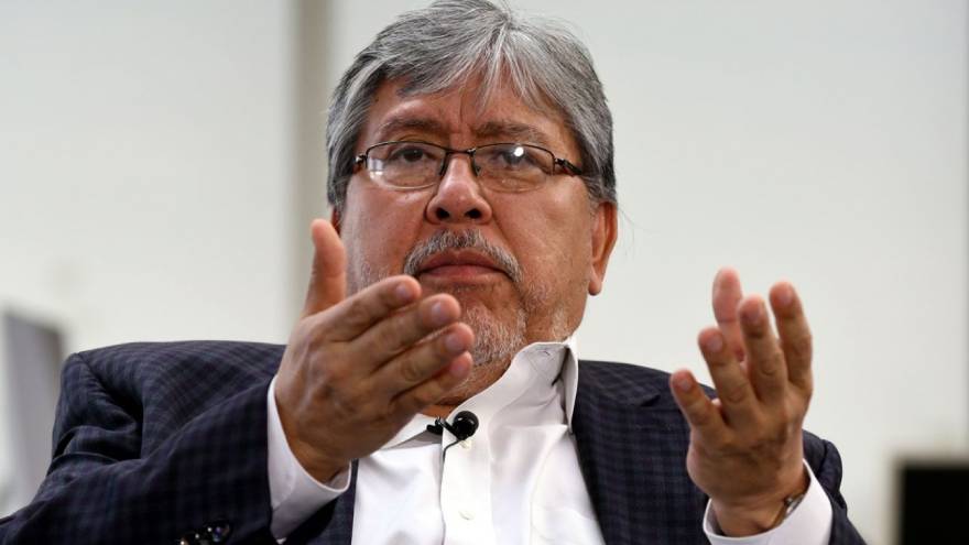 Chino Navarro, líder del Movimiento Evita, funcionario y defensor de Alberto Fernández.