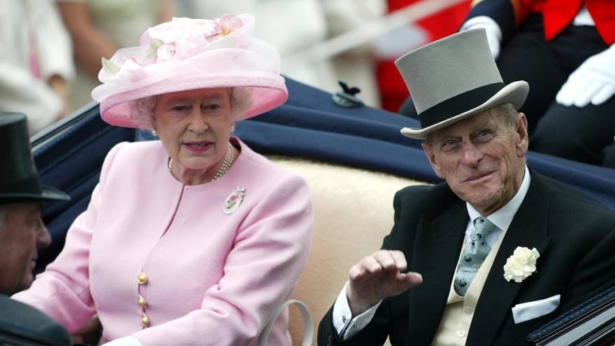 Felipe de Edimburgo y la reina Isabel II