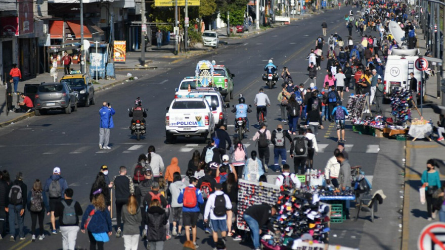 Volvió a realizarse la tradicional y multitudinaria peregrinación a Luján.