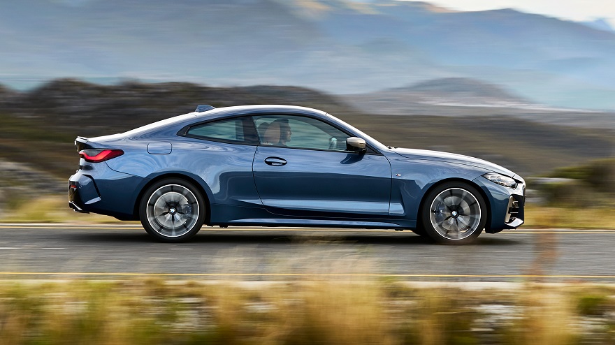El Serie 4 coupé creció en todas las dimensiones.