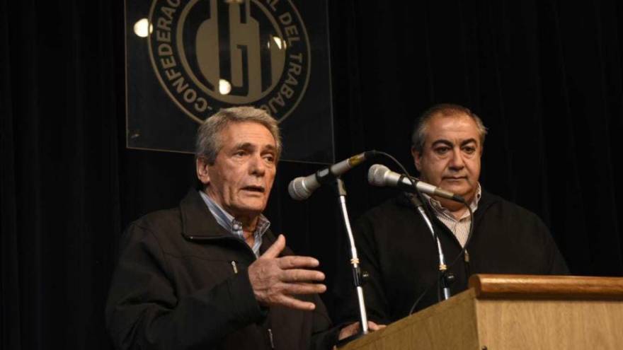 Daer y Acuña estuvieron presentes durante la presentación que hizo Alberto Fernández