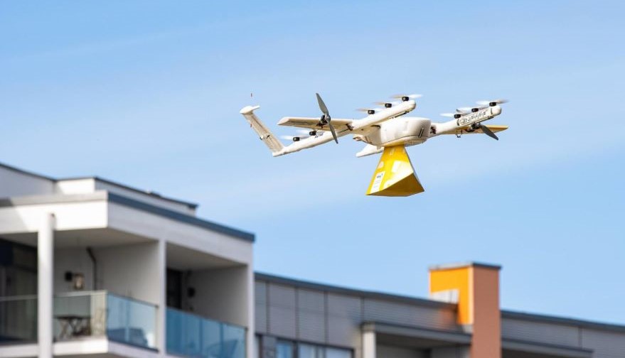 Se trata del primer servicio de reparto de drones que se ha realizado desde las azoteas de los comercios