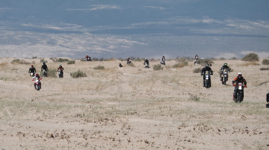 Decenas de motos participaron del evento 2020.