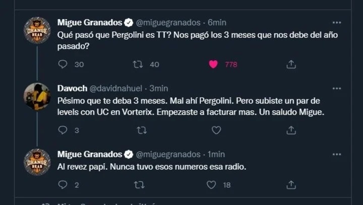 La repercusión con sus seguidores