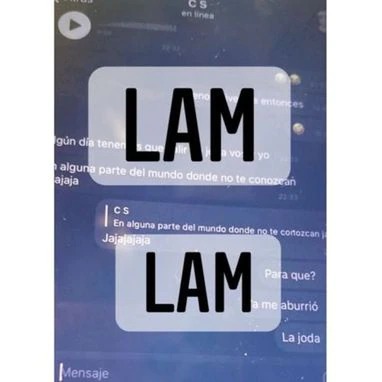 Supuesto chat entre China Suárez y Mauro Icardi vía Telegram. Fuente: Los Ángeles de la Mañana