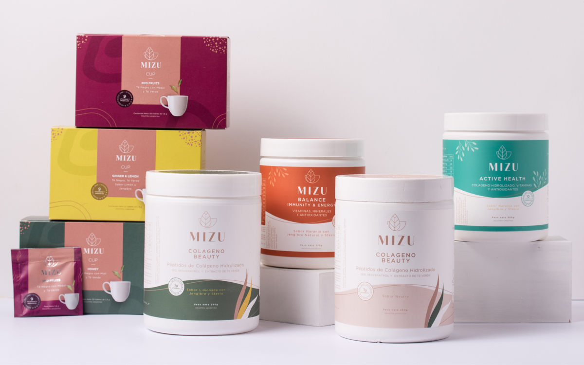 El portfolio de MIZU incluye sopas, tés funcionales, jugos y limonadas
