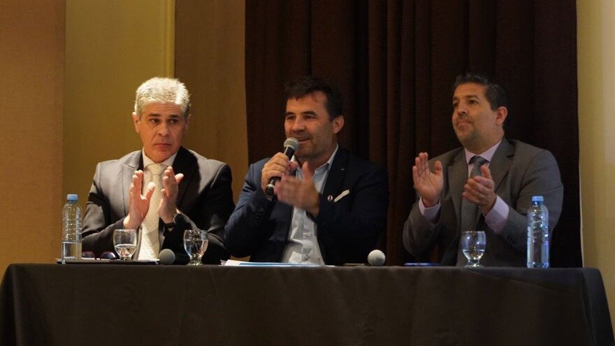 Pablo González, Darío Martínez y Demián Panigo.