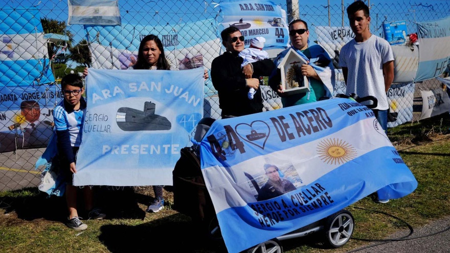 La Justicia investiga el presunto espionaje ilegal a los familiares de los tripulantes del submarino ARA San Juan.