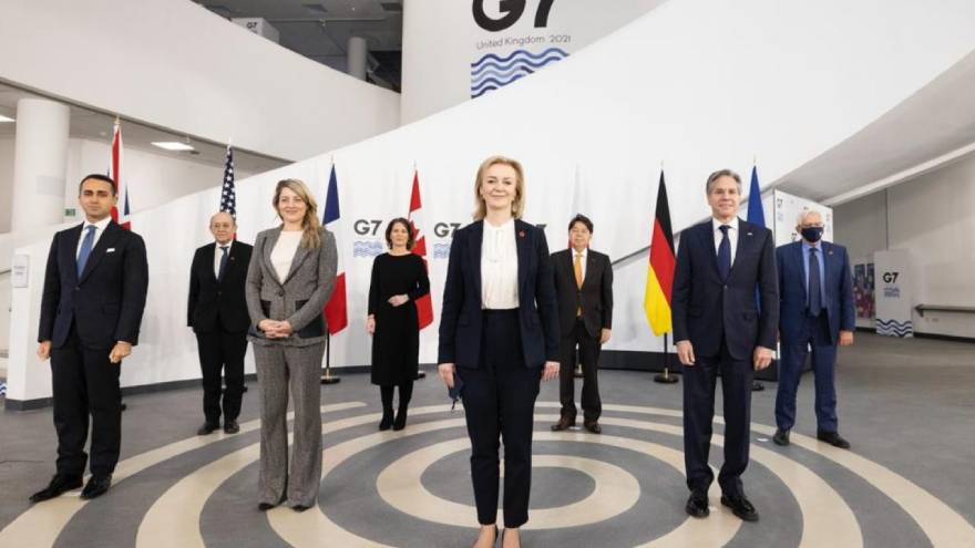La advertencia se dio en el marco de la reunión de ministros de relaciones Exteriores del G7