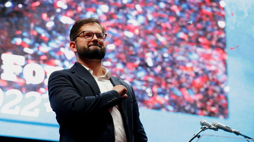 Boric, el nuevo presidente chileno.