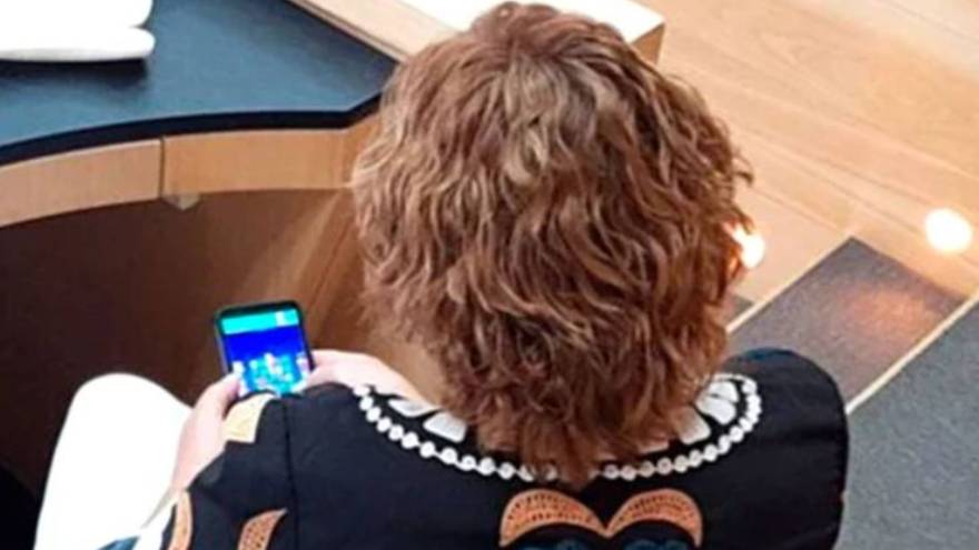 La legisladora Milena Rosso comenzó a jugar al Candy Crush en plena sesión