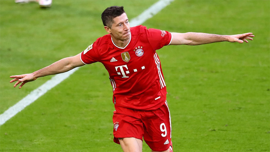 Robert Lewandoski, el letal delantero del Bayern Munich.