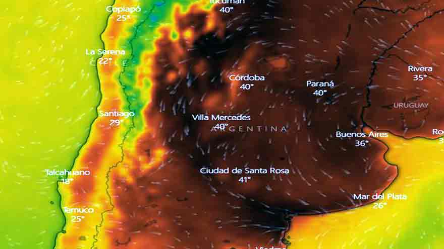 Argentina atraviesa una ola de calor