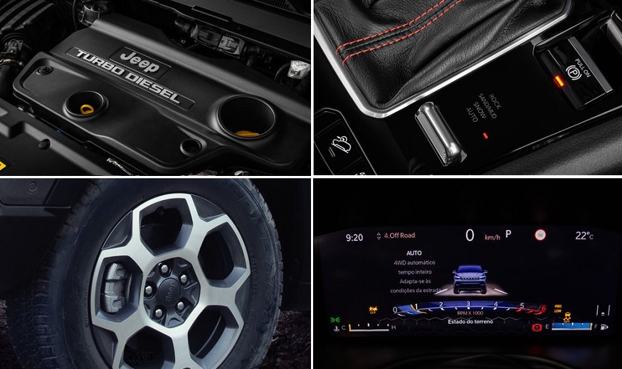 Detalles del Jeep Compass 2022.