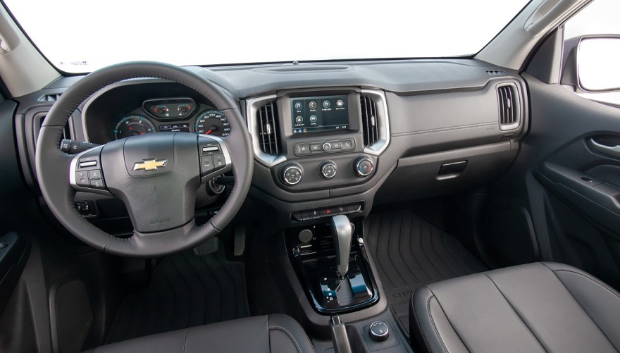 Diseño interior de la nueva camioneta S10 Z71.