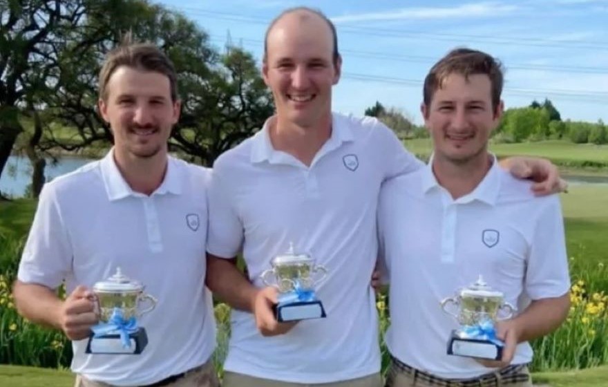 Los tres hijos mayores de Marcelo Longobardi son aficionados al golf