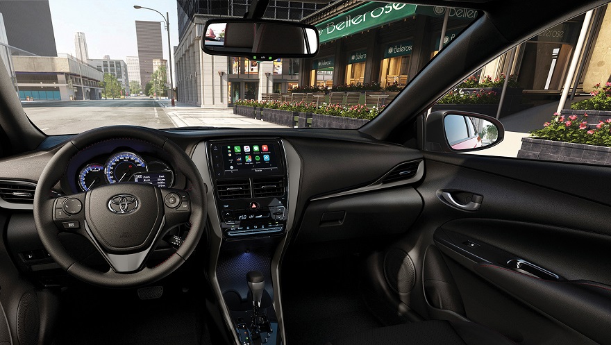 Interior de calidad para el nuevo Toyota Yaris.