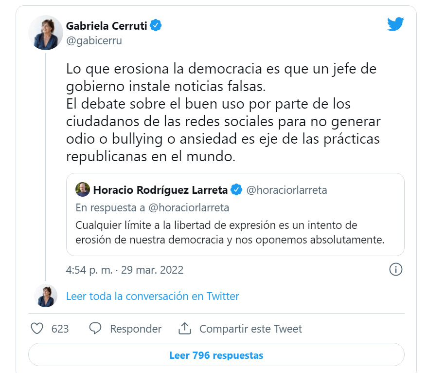 La vocera de Alberto Fernández cruzó duramente al jefe de Gobierno porteño.