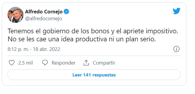 El radicalismo también se opone