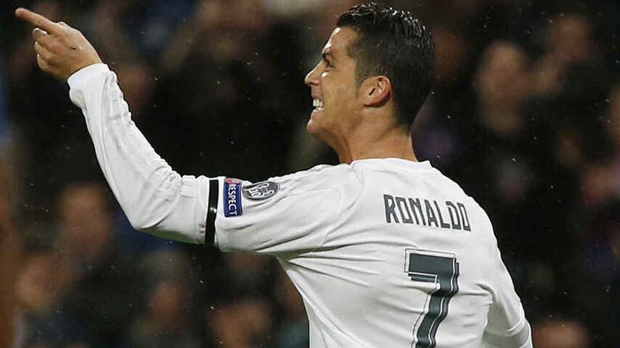 Ronaldo, protagonista del triunfo ante el Wolfsburgo.