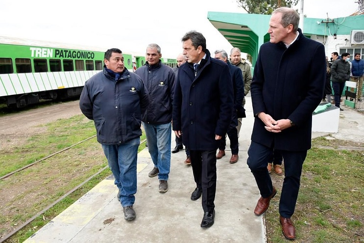 El presidente de la Cámara de Diputados participó de la presentación de la obra de construcción de la nueva Terminal de Ómnibus de Viedma