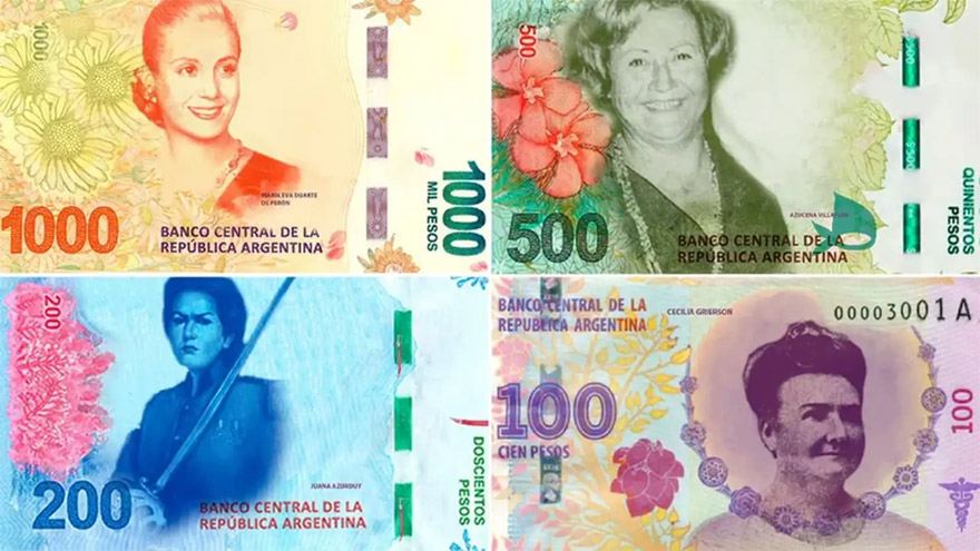 Los diseños publicados por la funcionaria Freire en su cuenta de Twitter.