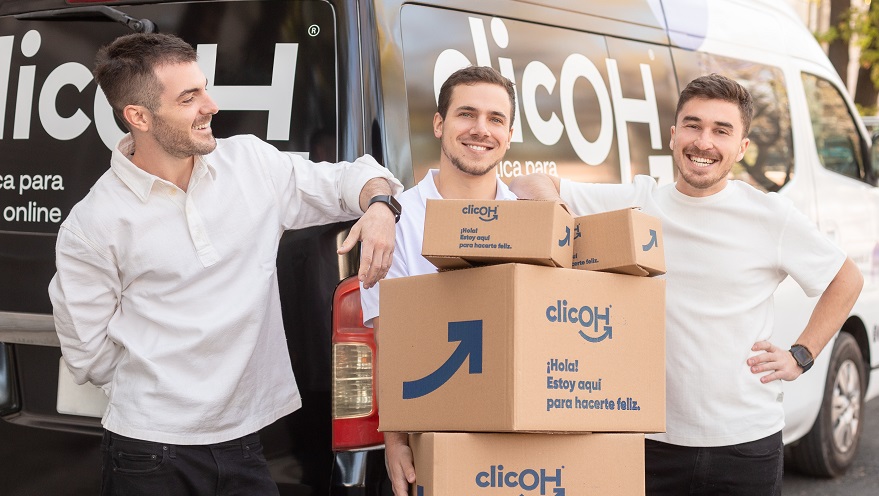 Emiliano Segura, Agustin Novillo Saravia y Juan Altamirano, fundadores de clicOH