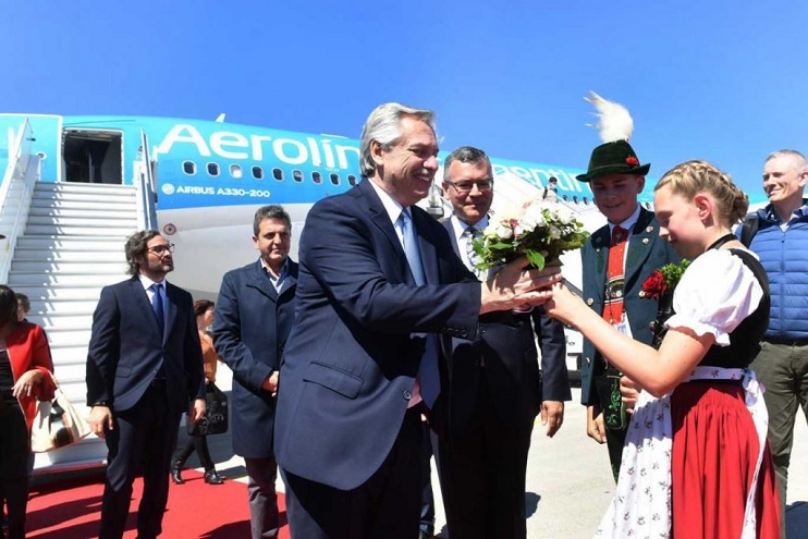 Alberto Fernández tiene una agenda cargada en su gira por Alemania