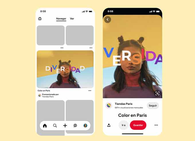 Avisos de Tiendas Paris de Chile en Pinterest.
