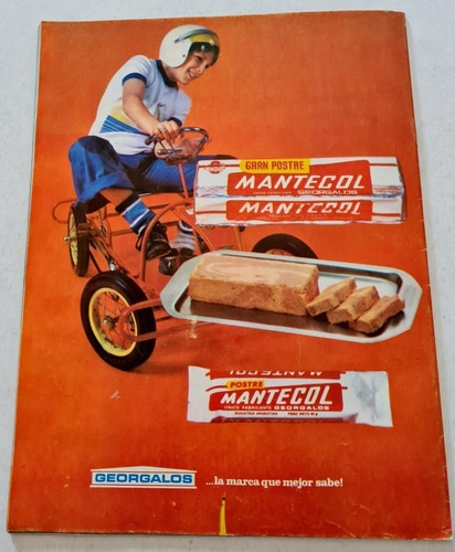 Mantecol ocupó durante años la contratapa de la popular revista Anteojito