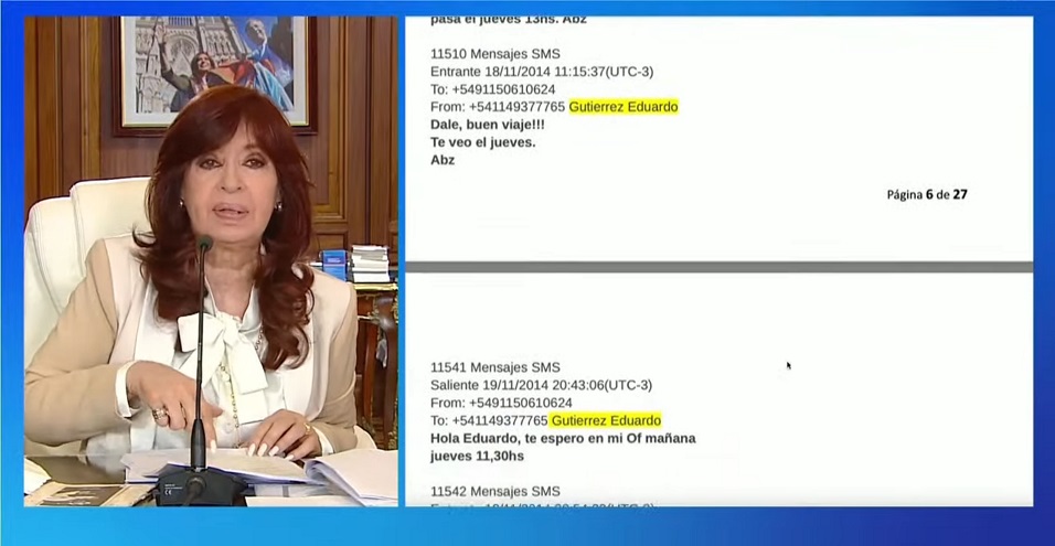Cristina Kirchner denunció que en la gestión de Macri se otorgaron fondos de manera irregular para el soterramiento del Sarmiento