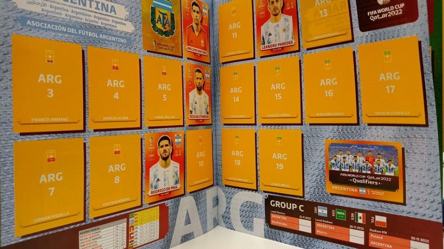 Más de 600 figuritas se necesitan para llenar el álbum del mundial.
