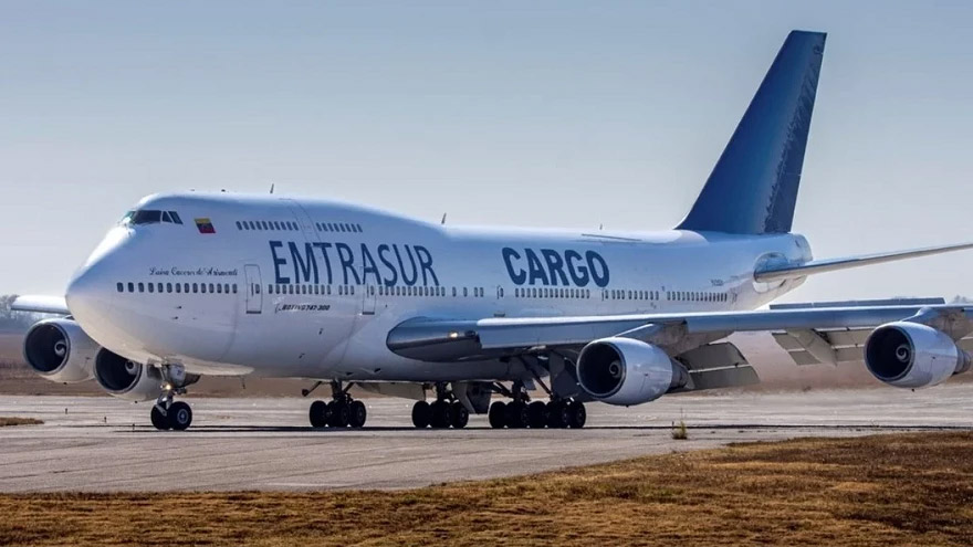 El avión de Emtrasur, que estuvo meses retenido en Argentina