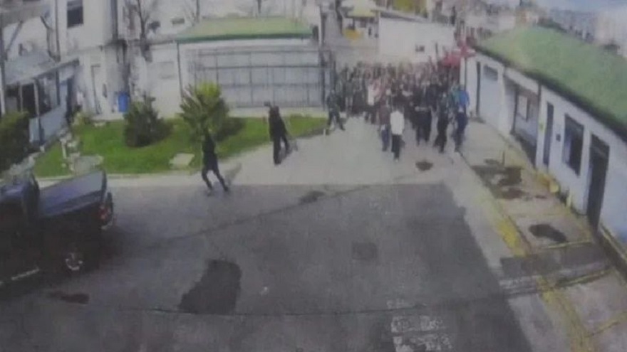 El hecho se desató cuando el dueño de la planta de Transportes Milo abrió el portón para ingresar al lugar.