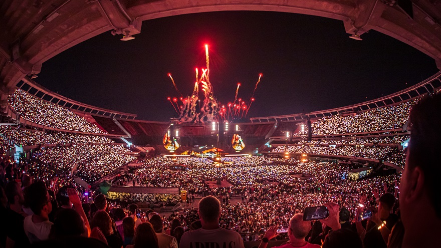 Los recitales de Coldplay en el Monumental de River Plate impactaron en las búsquedas en Google.