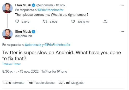 Elon Musk le exigió explicaciones al ingeniero que lo cuestionó en Twitter
