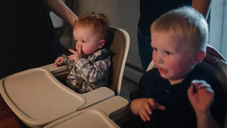 Los hijos de Simone y Malcolm Collins.