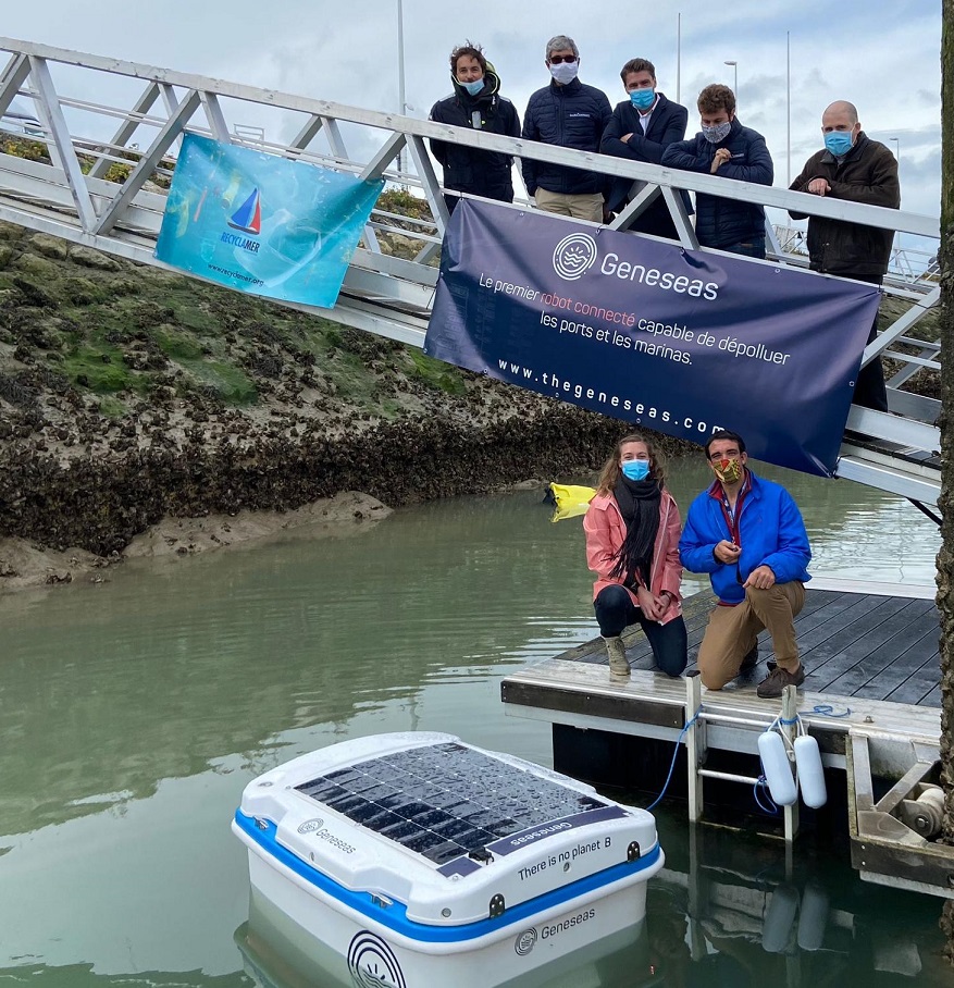 El equipo de Geneseas Pampa Argentina, el primer robot solar que lim