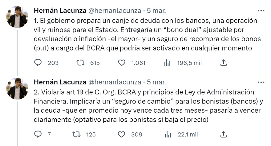 Junto con el exministro de Hacienda