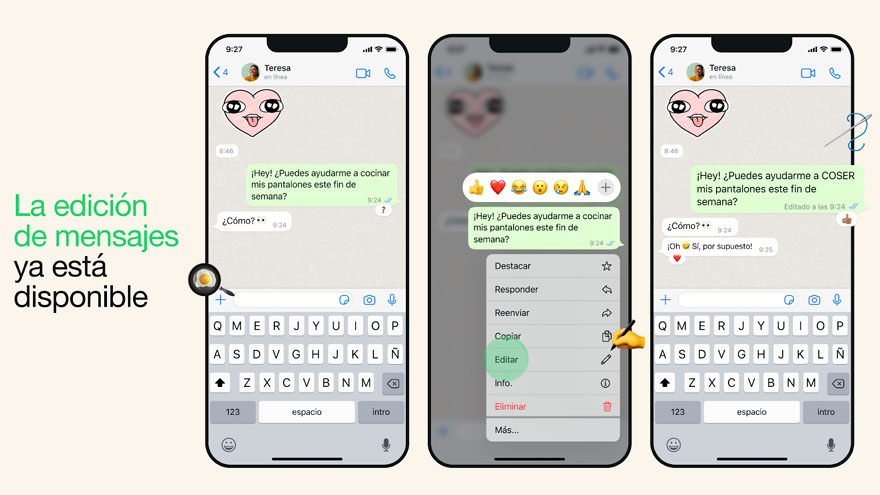 Para usar la nueva función conviene que actualices tu versión de WhatsApp.